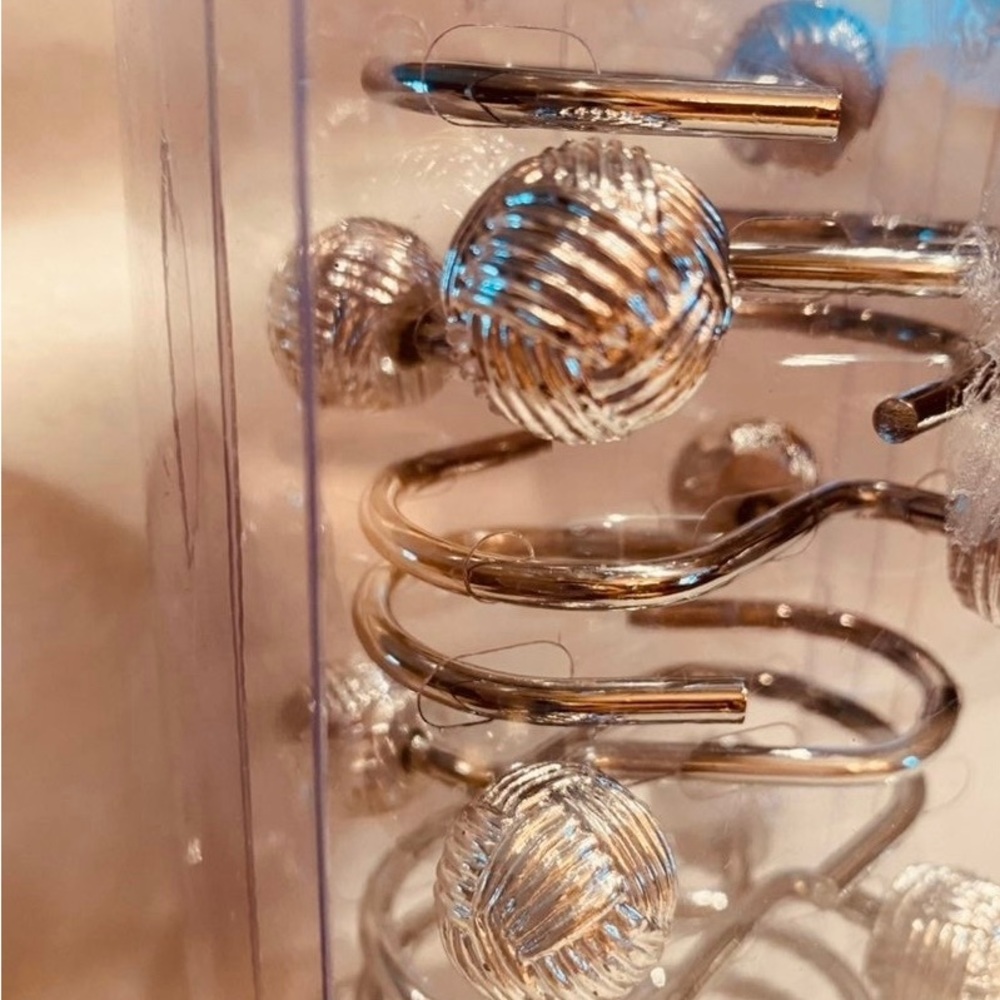 Shower cortain hooks